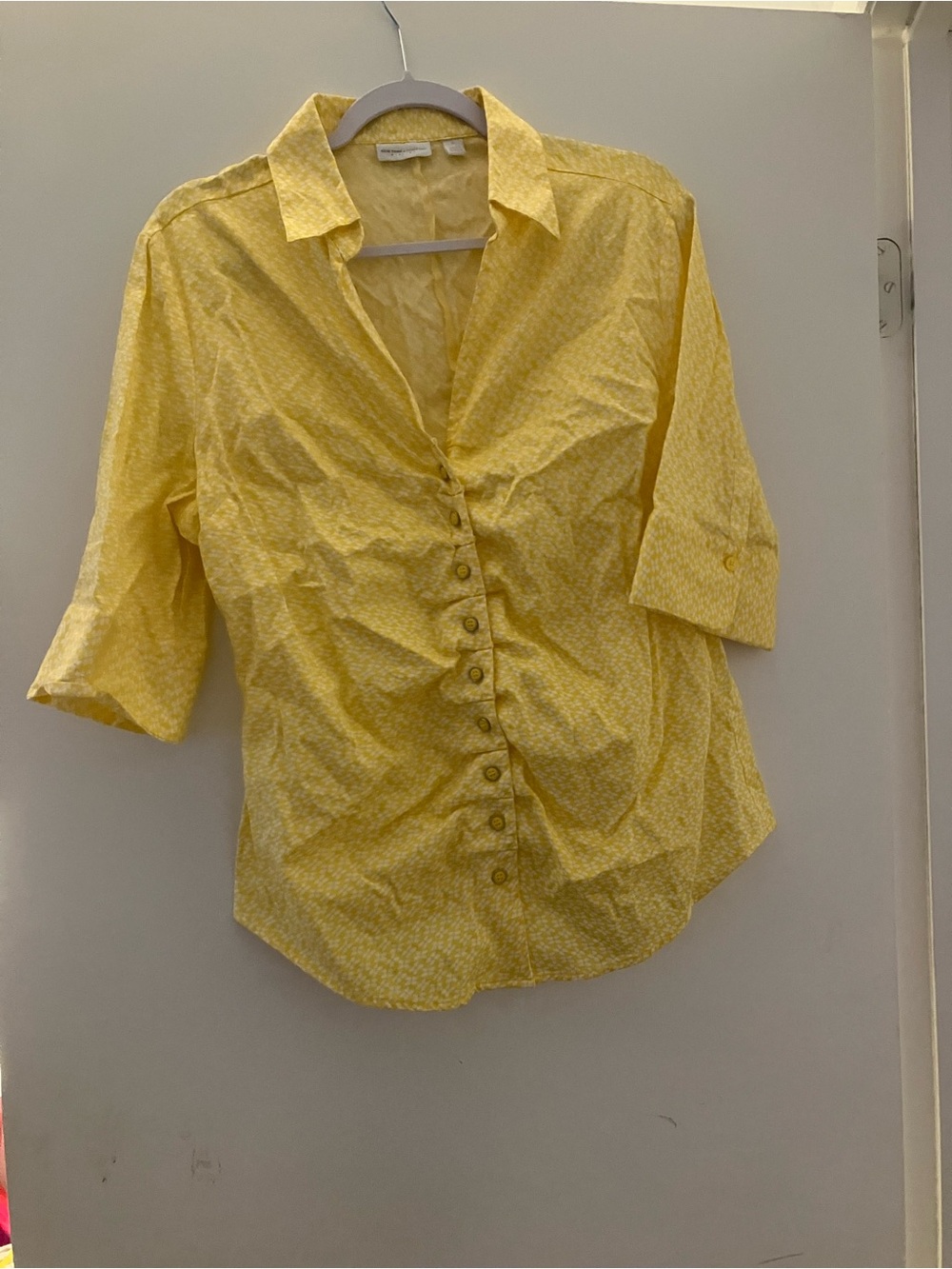 Yellow floral top - Picture 1 of 1